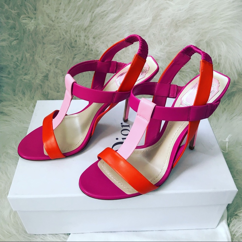 Dior Pulse Sandals Hot Pink/Orange